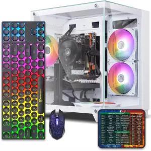 사전 제작된 게이밍 PC 데스크톱 컴퓨터 인텔 코어 i7 3.4~3.9GHz 주파수로 작동하는 RX590 그래픽 카드