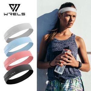 WRELS 스포츠 헤드, 러닝 피트니스 스웨트, 탄성 흡수 땀, 사이클링 조그 테니스 요가 헬스장 헤어 붕대