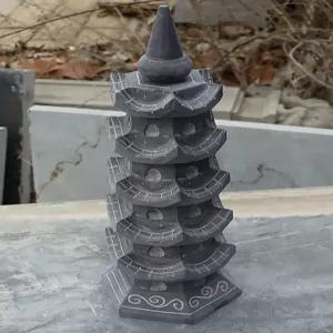 52QUAD 돌탑 한옥 태양광 돌램프 펜션