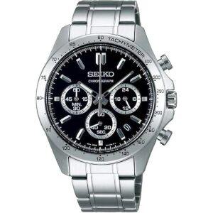 [세이코] SEIKO 1/5초 크로노그래프 쿼츠 CHRONOGRAPH QUARTZ 손목시계 남성 SBTR013 블랙
