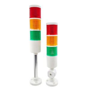 3색 LED 다층 경고등 공작기계 신호등 부저형 12V 24V 220V