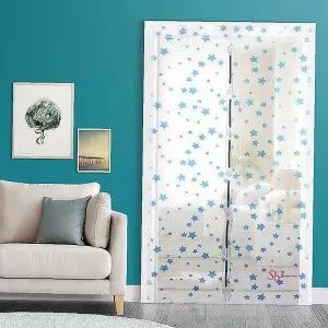 현관모기장 방충망 자석 방충문 원형 자동 120x210 현관문 아파트 출입문cde082