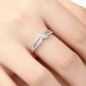 실버반지 여성 반지 백금 큐빅 오픈 레이어드 반지 여자반지 SILVER925 사이즈조절반지