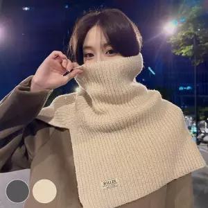 가을 겨울 망토 여자 니트 숄더 넥워머 여자망토 머플러
