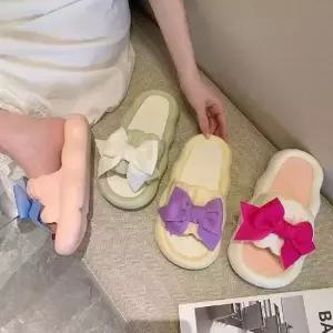 WL 키높이 무소음 교사 물놀이 실내화 사무실리본슬리퍼 3cm슬리퍼 편한여성슬리퍼