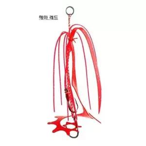 ST 스커트훅리본 3종 타이라바 자작 해마 낚시용품 낚시대