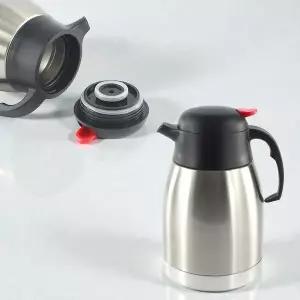 [하프클럽/알티피아]원터치 버튼 1.5L 이중 진공 보온주전자 스테인리스 주전자