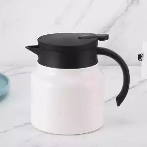 [하프클럽/알티피아](화이트) 원터치 이중 진공 보온 보냉 주전자 750ml 보냉포트