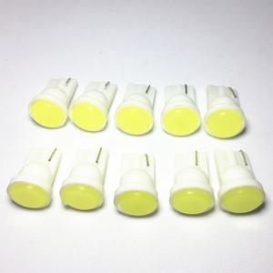 T10 W5W led 자동차 화이트 트렁크 라이트 웨지 사이드 전구 세라믹 번호판 램프 194 168 COB LED 주차 조