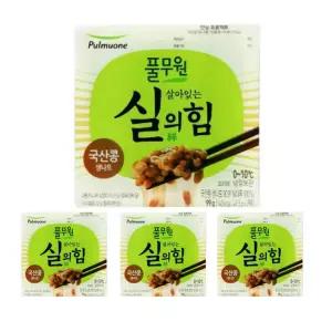 풀무원 국산 와사비 검은콩 생 낫또 나또 실의힘 24팩