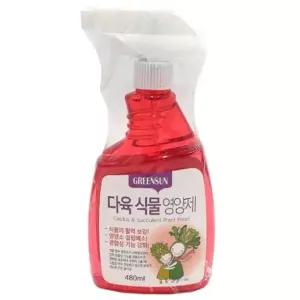 TBZ 활력보강 다육식물 영양공급 스프레이 480ml 벌레차단