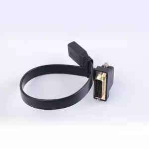 Coms HDMI 젠더 HDMI F to DVI M 25cm DVI 하향 꺾임