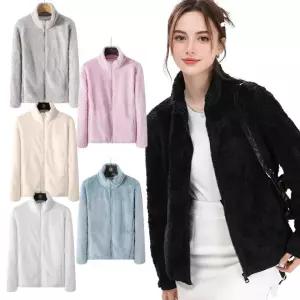 *재고땡처리 올데이 플리스 보아털 후리스 집업 겨울 점퍼 남녀공용 캐주얼 빅사이즈 데일리자켓