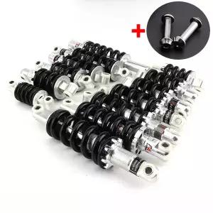 바이크 오토바이쇼바 리어 서스펜션 90/100/115/125/150/170/180/190/200/215MM 쇼크 47cc49CC 슈퍼 미니