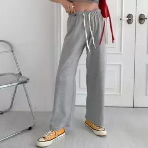 편안한 루즈핏 허리밴드 트레이닝 조거바지 통큰 팬츠