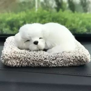 차꾸템 아기강아지 리얼 인형 인테리어 소품 캐릭터 승용차