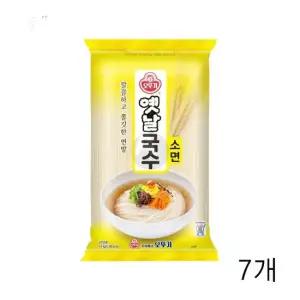 친절한탄씨 WL 오뚜기 옛날국수 소면 900g X 7개 멸치국수 비빔국수 국수면 식재료 골뱅이소면 비빔소면
