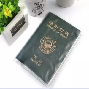 여권지갑 여권케이스 해외여행용 반투명 비닐 커버 보관 케이스 1P