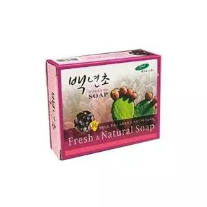 TBZ 프레쉬 백년초 미용비누 고체비누 세수비누 세안비누