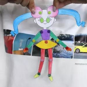 인형관절 종이고정 할핀 컬러 100P 할핀 활핀 관절핀