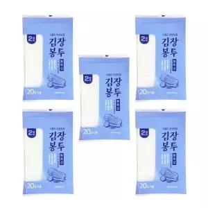 감동 김장봉투 김장비닐 특대형 2매(20포기용)x5 업소용비닐