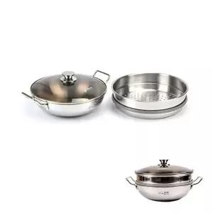[RIZPICK]bns 스텐 2단 양수 찜냄비 전골냄비 28cm