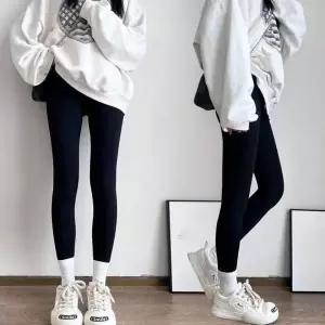 여성용 블랙 데님 스판 밴딩 모달 레깅스 타이즈 쫀쫀 워싱 편안한