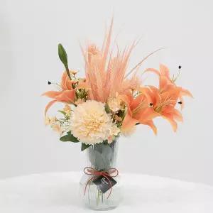 아트박스/플라워트리 백합 조화 화병 버티칼 set 46cm (DIY) 인테리어 꽃