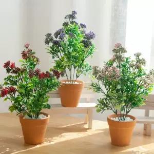 아트박스/플라워트리 세덤 조화 화분 set 30cm (DIY) 3컬러 인테리어 꽃
