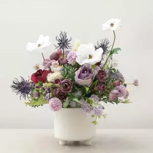 아트박스/플라워트리 장미 조화 화분 베르러넌 set 34cm 인테리어 꽃 장식