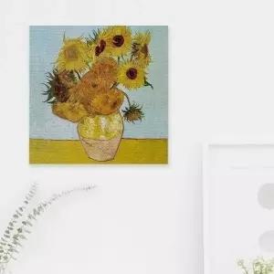 [RIZPICK](35x55cm) 돈 들어오는 명화 캔버스액자 고흐의 해바라기3