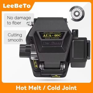 AUA-60C 광섬유 절단기 FTTH 케이블 칼 박스 포함 3-in-1 클램프 슬롯 16면 블레이드