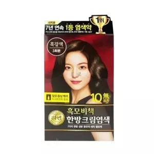 오너클랜 새치염색크림 흑갈색 3회분 셀프염색 흰머리염색 미용 셀프염색 염색 새치염색