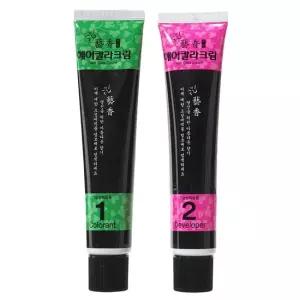 오너클랜 오징어먹물 한방성분 염색약 새치커버 1N 흑색 오징어먹물 한방성분 염색약 새치커버 1N
