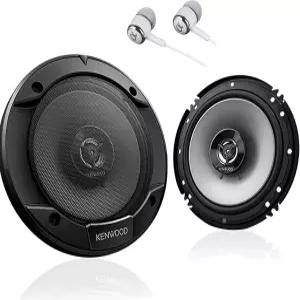 켄우드 6-1/2인치 300W 맥스(페어당 60W RMS) 6.5인치 KFC 양방향 스포츠 시리즈 플러시 마운트 자동차