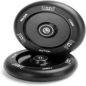 리미트 프로 스쿠터 휠 110mm - 스턴트 트릭 교체용 오일 슬릭 중공 코어 ABEC-9 베어링 장착 쌍