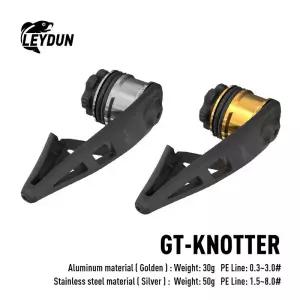 LEYDUN 낚시 도구 PR Knotter 보조 라인 리더 연결 매듭 기계 보빈 와인 더 와이어 일본 GT FG