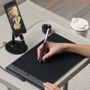 다색 그래픽 태블릿 Huion Inspiroy 2 S/M/L 디지털 전문 디자인 드로잉 휴대용 서명 패드