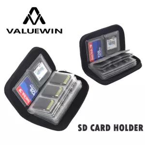 CF/SD/Micro SD/SDHC/MS/DS 게임 액세서리 메모리 카드 상자 용 보관 가방 운반 케이스 홀더 지갑 22 슬롯