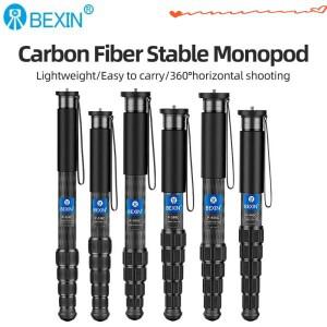 BEXIN 카본 파이버 모노포드 접이식 휴대용 여행 촬영 브래킷 SLR 카메라 폰 삼각대 액세서리