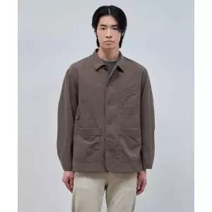 [매장정품] 빈폴 BEANPOLE MEN 화섬 솔리드 초어 자켓 재킷 브라운 (BC4911C99D) BC4911C99D