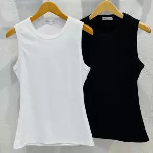리빌모아 남자 머슬핏 슬림 골지 슬리브리스 RB-TS5-Q051-화이트