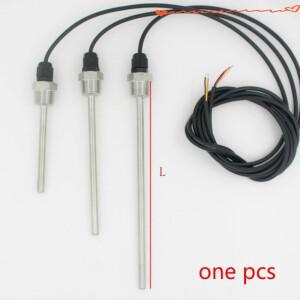 디지털 온도 센서 PVC 3 코어 와이어 SUS304 스테인리스 스틸 쉘 파이프 L30-500mm DS18B20 G1/2 인치스레