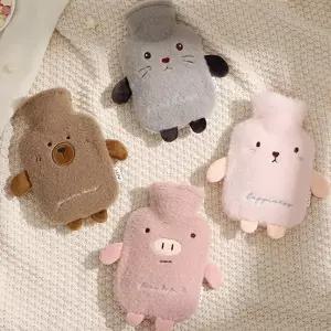 따뜻한 동물 온수 팩 휴대용 동물 물주머니 보온 겨울