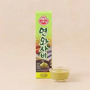 오뚜기 연와사비 튜브 고추냉이 스시 회 소스 100g MNS