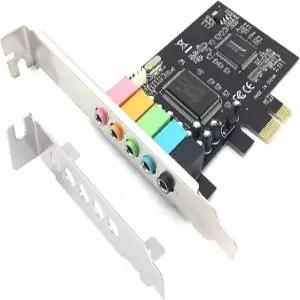 PC Windows 7 3D 스테레오 오디오 내장 칩 카드 PCI CMI8738 어댑터용 5.1 사운드 Express PCIe Padarsey