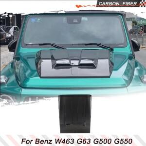 메르세데스 벤츠 W463 G500 2004-2018 실제 탄소 엔진 보닛 후드 커버 프론트 바디