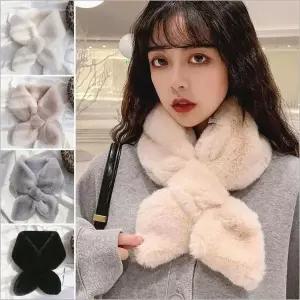 [하프클럽/]목도리 머플러 목도리 퍼 페이크퍼 인조밍크 털 여자 쁘띠