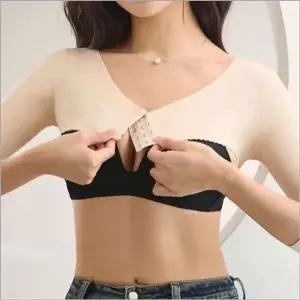 [하프클럽/]팔뚝살 보정웨어 여자 라인정리 바스트 긴팔 등살커버