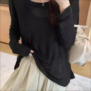 [하프클럽/]이너 긴팔티 셋업 레이어드 여름 슬리브리스 루즈핏